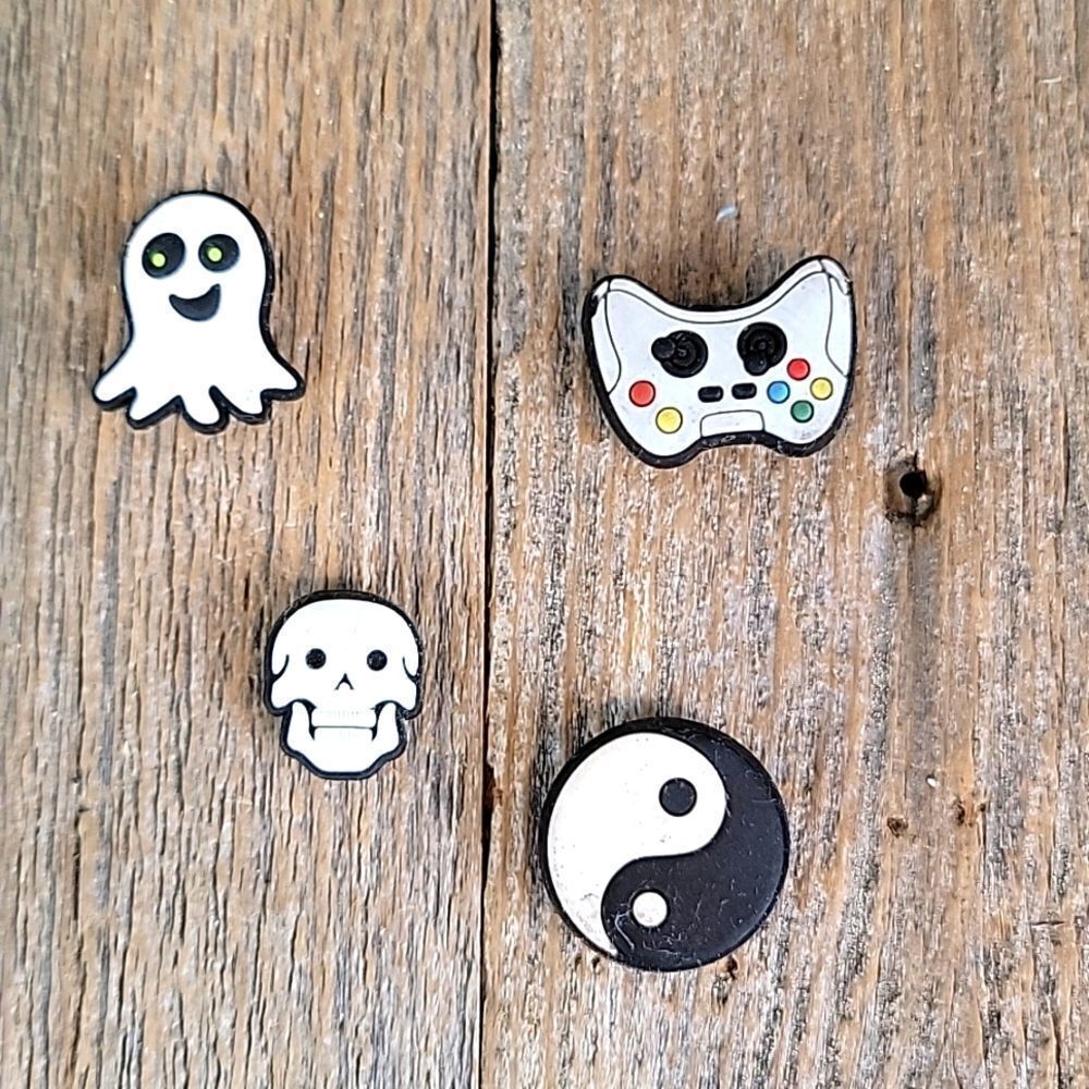 Croc shoe charms Halloween and two others